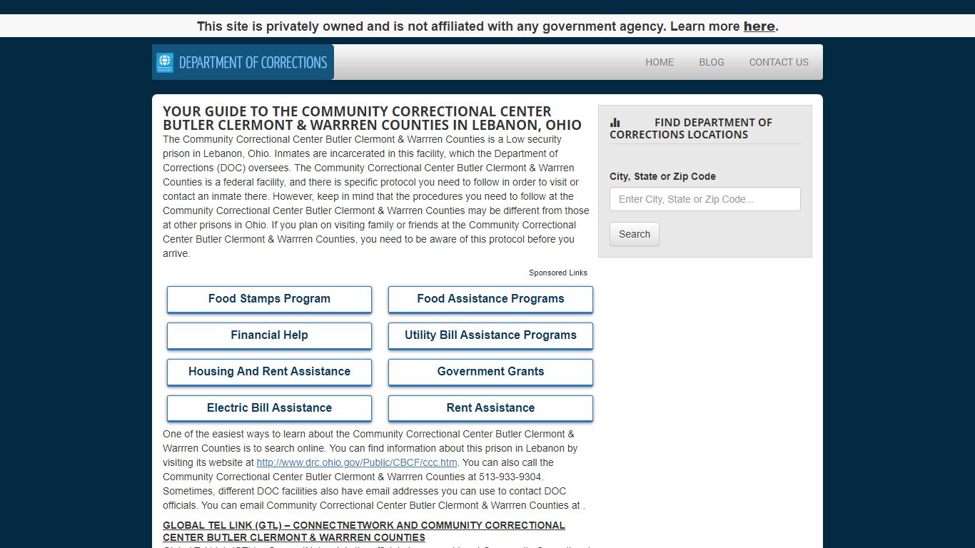Community Correctional Center Butler Clermont & Warrren Counties In ...